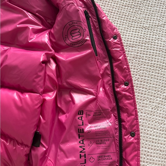Aritzia Pink Puffer Vest - Picture 4 of 5